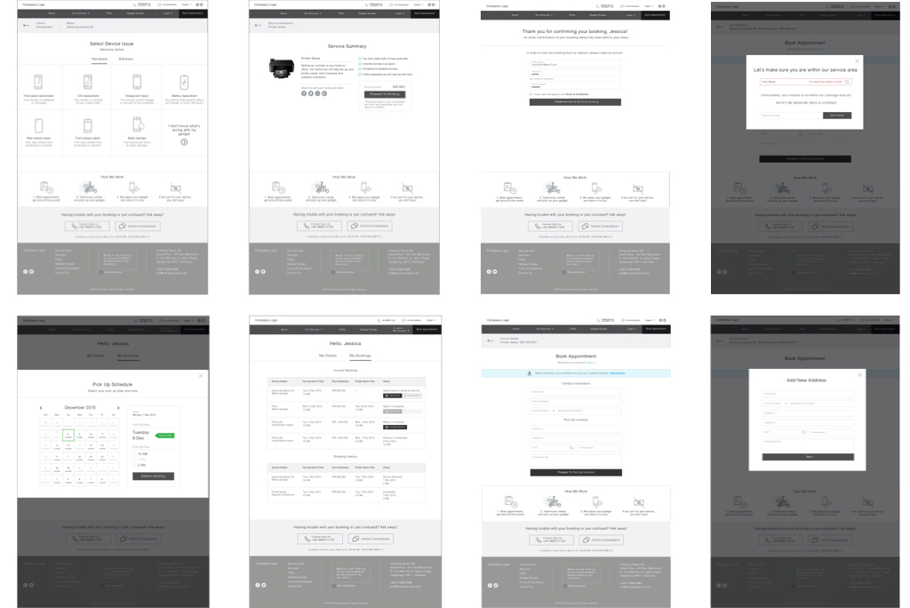 wireframes